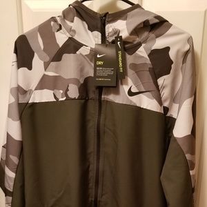 Nike Camo Dri-Fit Jacket with Hood NWT